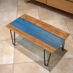 table d'appoint rivière