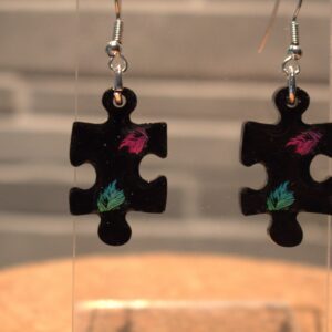boucles puzzle et plumes